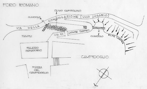 Cunicoli etruschi del Campidoglio, Roma.