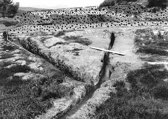 Etruscan cuniculus. Paliano, Rome.